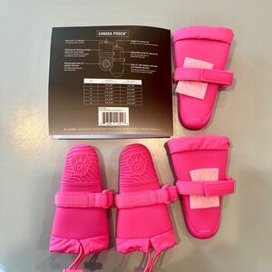 Canada Pooch Pink Dog Boots
